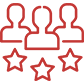 icon_02 (1) A three-star review icon, representing the fully-trained staff that provide representing the concept of solar farm cleaning services in Australia.